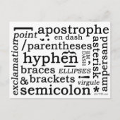 Punctuatie Briefkaart (Voorkant)