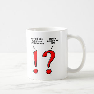 Punctuatie Funny Mug Koffiemok
