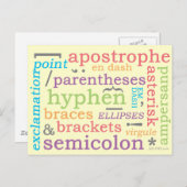 Punctuatie II Briefkaart (Voorkant / Achterkant)