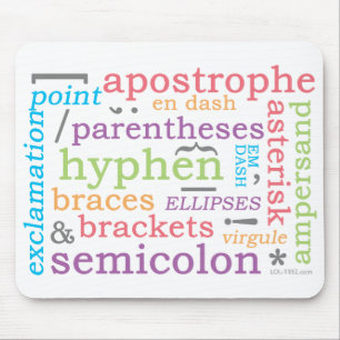 Punctuatie II Muismat