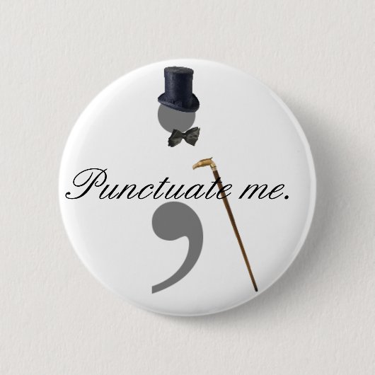 Punctuatie-knoopreeksen Ronde Button 5,7 Cm (Voorkant)