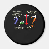 Punctuatie Marks English Language Teacher Student Magneet (Voorkant)