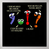 Punctuatie Marks English Language Teacher Student Poster (Voorkant)