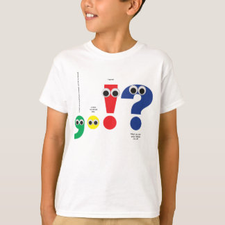 Punctuatie-mensen T-shirt