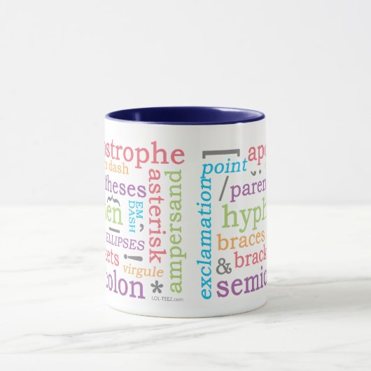 Punctuatie Mok (Midden)