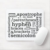 Punctuatie Muismat (Met muis)