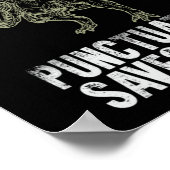 Punctuatie redt levende school grappige leraar poster (Hoek)