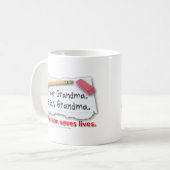 Punctuatie slaat levens op koffiemok (Voorkant links)