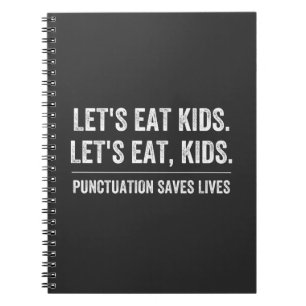 Punctuatie slaat levens op notitieboek