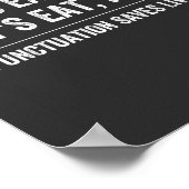 Punctuatie slaat levens op poster (Hoek)