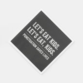 Punctuatie slaat levens op servet (Hoek)