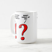 Punctuatiebeker Koffiemok (Voorkant links)