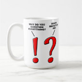 Punctuatiebeker Koffiemok (Links)