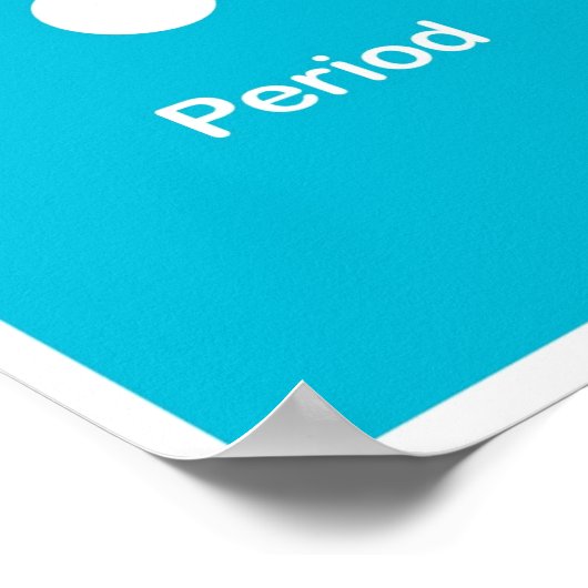 Punctuatiemarkeringen — Periode Poster (Hoek)