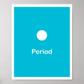 Punctuatiemarkeringen — Periode Poster (Voorkant)