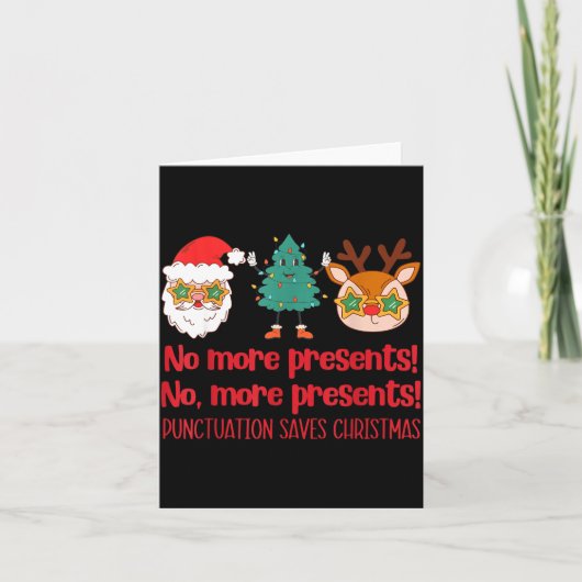 Punctuation Saves Christmas Reading Teacher Ela Gr Kaart (Voorkant)