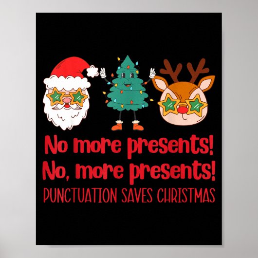 Punctuation Saves Christmas Reading Teacher Ela Gr Poster (Voorkant)