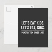 Punctuation Saves Lives Briefkaart (Voorkant / Achterkant)