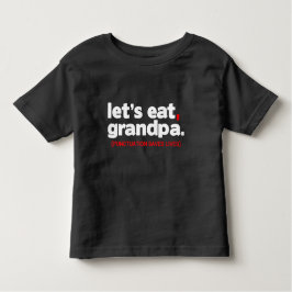 Punctuation saves lives kinder shirts