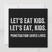 Punctuation Saves Lives Save The Date (Voorkant)