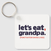 Punctuation saves lives sleutelhanger (Voorkant)