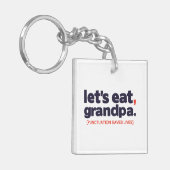 Punctuation saves lives sleutelhanger (Voorkant Links)