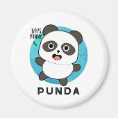 Punda Funny Animal Panda Pun Magneet (Voorkant)