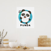 Punda Funny Animal Panda Pun Poster (Keuken)