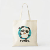 Punda Funny Animal Panda Pun Tote Bag (Voorkant)