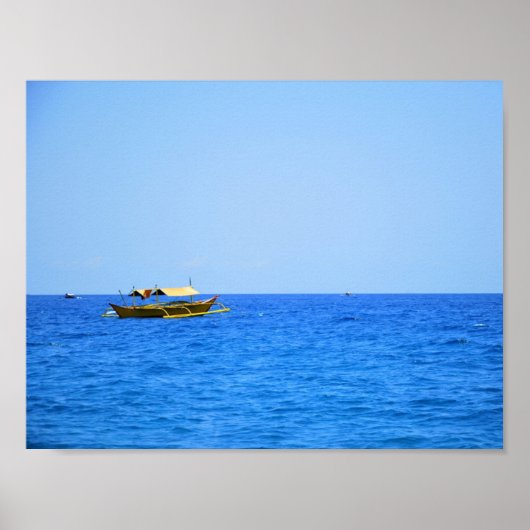 Pundagestopt Boat in Zambales Poster (Voorkant)