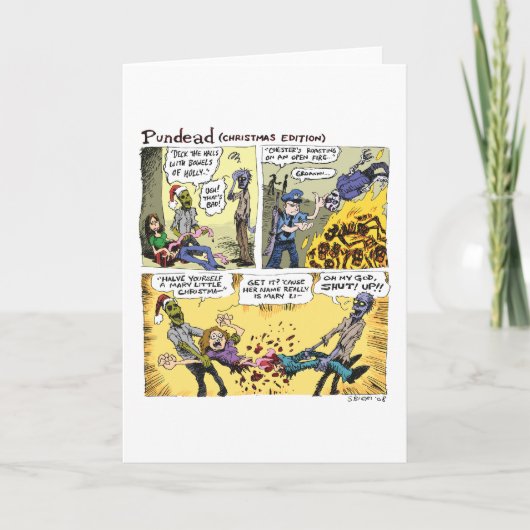 Pundead Feestdagen Kaart (Voorkant)