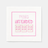 Pung Intended Mahjong Coquette  Grandmillennial Servet (Voorkant)