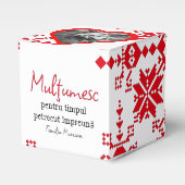 Pungi pentru cadou de parastas bedankdoosjes (Voorkant Zijde)