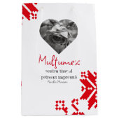 Pungi pentru cadou de parastas medium cadeauzakje (Voorkant)