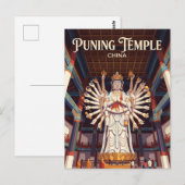 Puning Tempel Grote Mahavira Hal China Briefkaart (Voorkant / Achterkant)