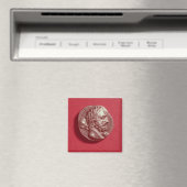 Punische munt met kop Hamilcar Barca Magneet (Insitu (Vaatwasser))