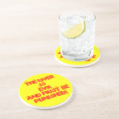 Punishable Liver Zandsteen Onderzetter (Zijkant)