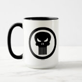 Punisher Logo - Zwart Mok (Links)