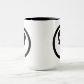 Punisher Logo - Zwart Mok (Midden)