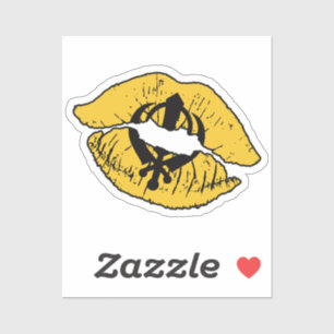 Punjab Khalistan Punjabi Sikh Lipstick Liefde Vlag Sticker