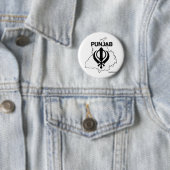 Punjab reeks ronde button 5,7 cm (In situ)