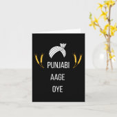 Punjabi Aa Gaye Oye Diljit Dosanjh Lohri Gift Holi Kaart (Gele Bloem)
