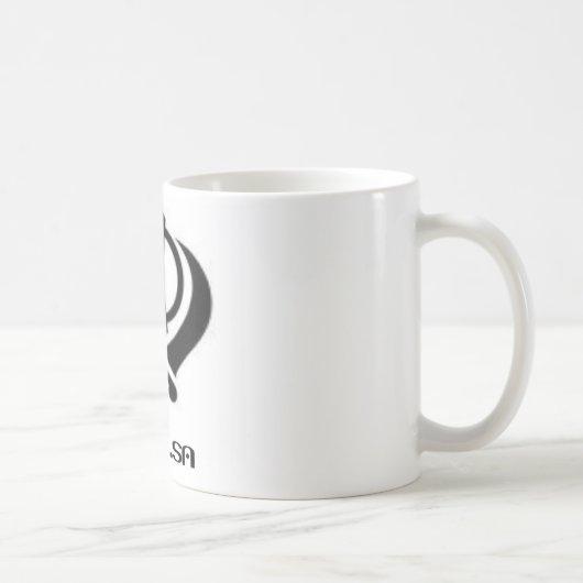 Punjabi Khanda Sikh Khalsa Design Merchandise Koffiemok (Rechts)