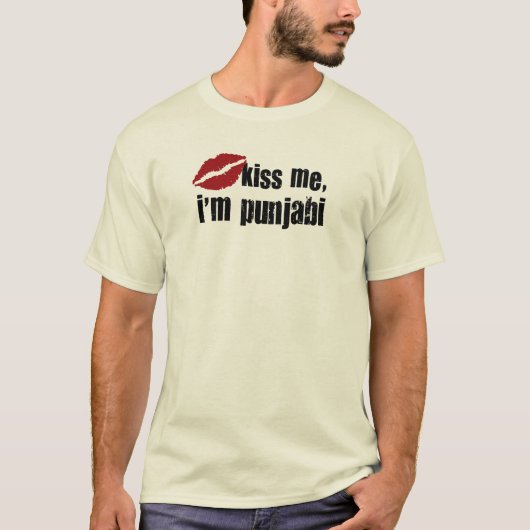 Punjabi Kiss T-shirt (Voorkant)