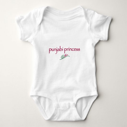 Punjabi Princess T-shirt (Voorkant)