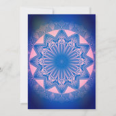 Punjabi Sikh Bruiloft Anand Karaj Golden Kaart (Achterkant)