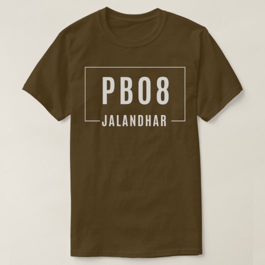 PUNJABI STICKER PB08 JALANDHAR T-SHIRT (Design voorkant)