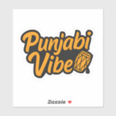 Punjabi Vibe – Desi Swag Sticker (Vel)
