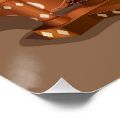 Punjabi Woman Spinning Charkha - Landelijke levens Perfect Poster (Hoek)