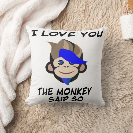 Punk aap schattige liefde kwekerij kinder kamer kussen (Deken)